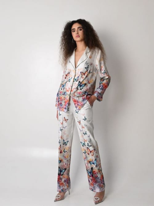 SILK BUTTERFLY SUIT (50% )