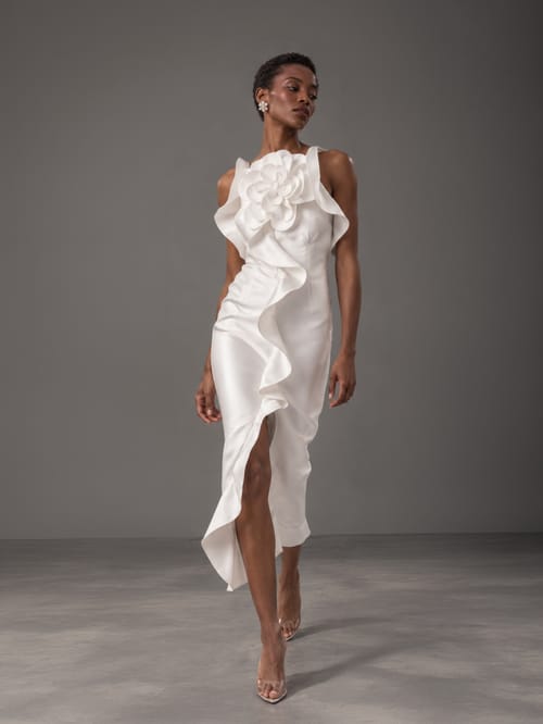 FLEUR MIKADO DRESS