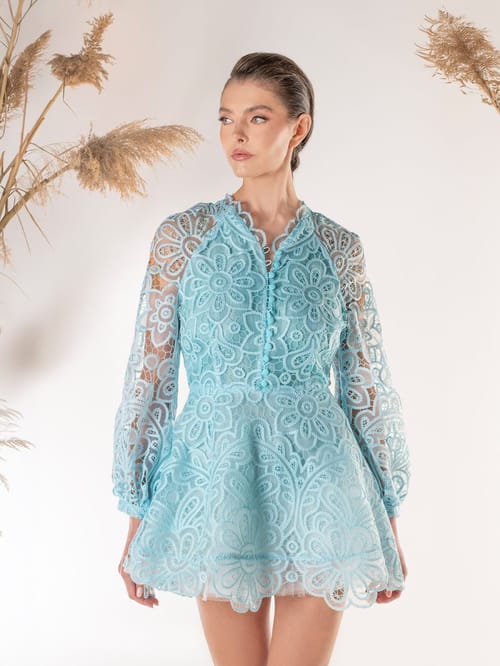 JARDINE LACE MINI DRESS