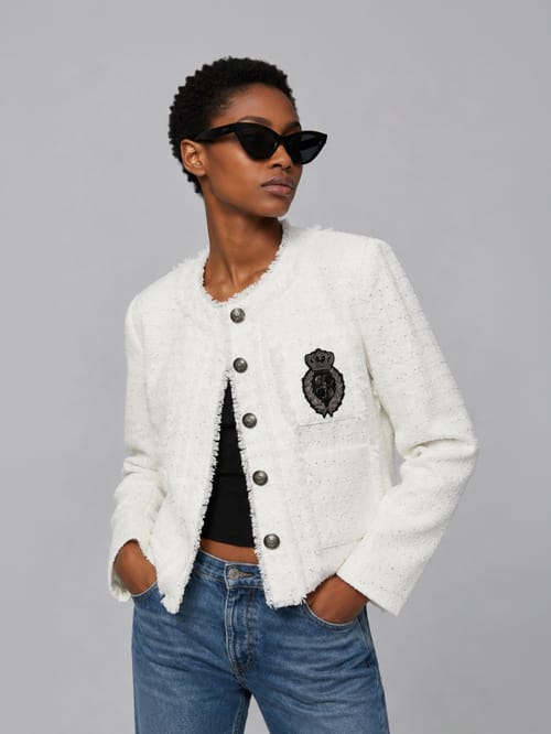 RF TWEED IVORY JACKET PRE-ORDER