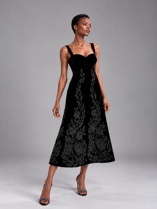 OPHELIA VELVET DRESS