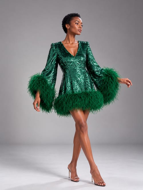 EMERALD TUNIC DRESS