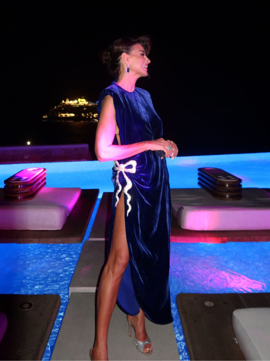 SILK VELVET DRESS