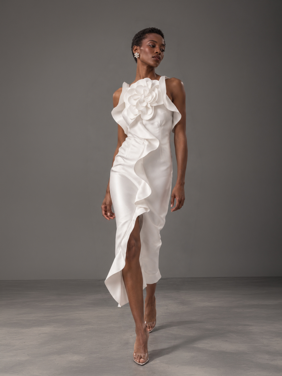 FLEUR MIKADO DRESS