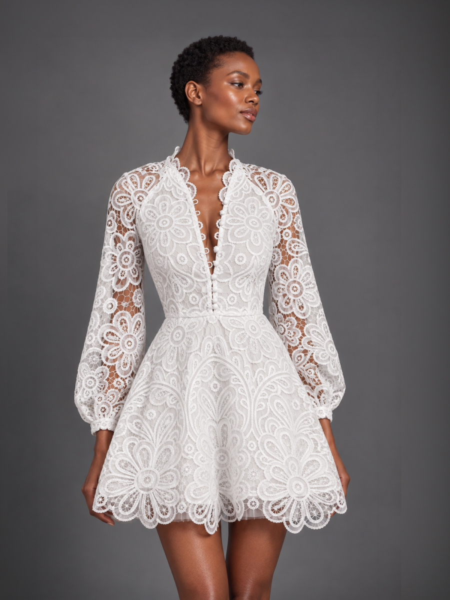 JARDINE LACE MINI DRESS