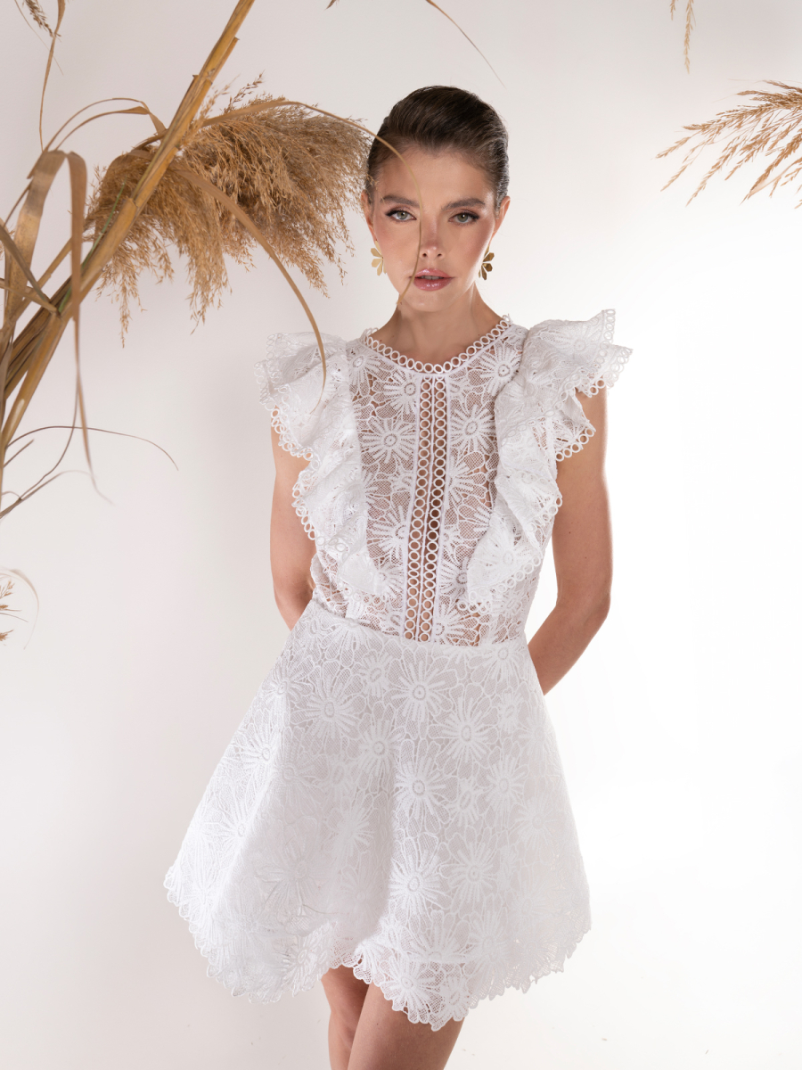 MARGHERITA MINI LACE DRESS