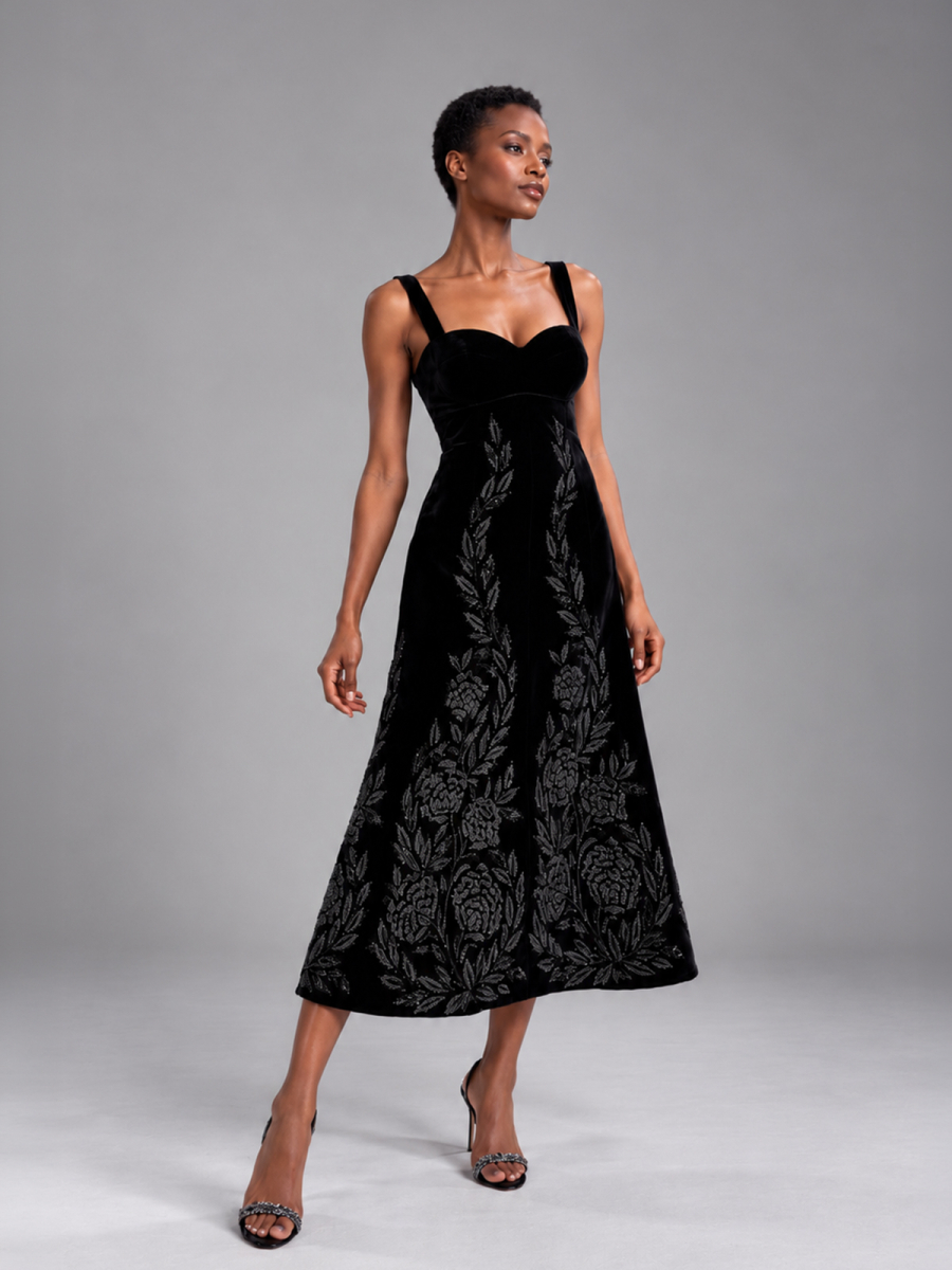 OPHELIA VELVET DRESS